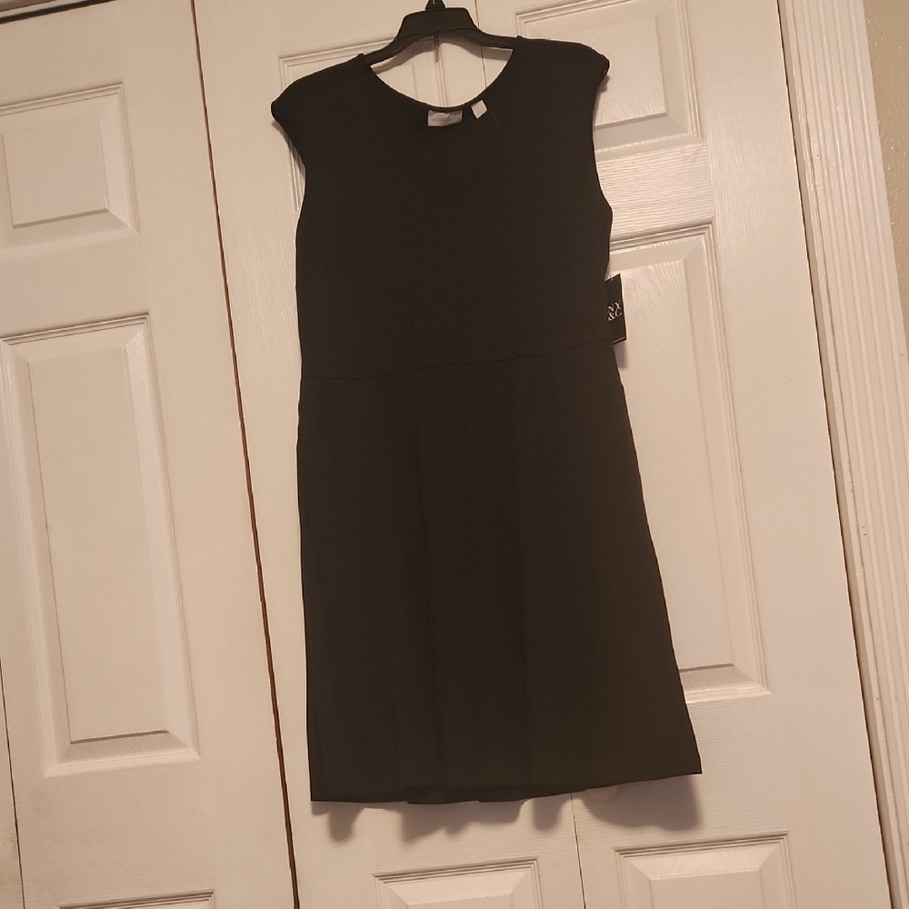 New York & Company Black Sleeveless Dress
